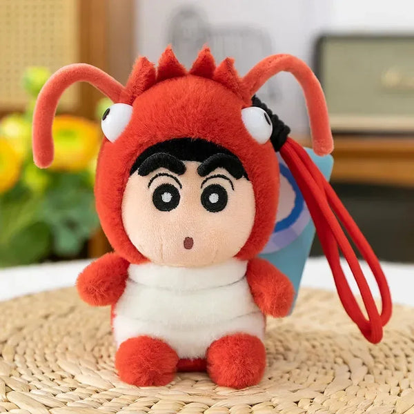 Shinichan Costume Capers Plush Keychain