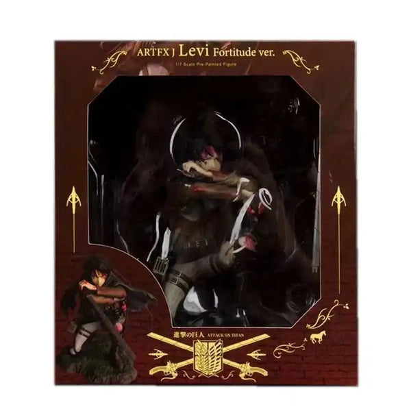 Attack on Titan Levi Battle Scene Figurine (18 cm)