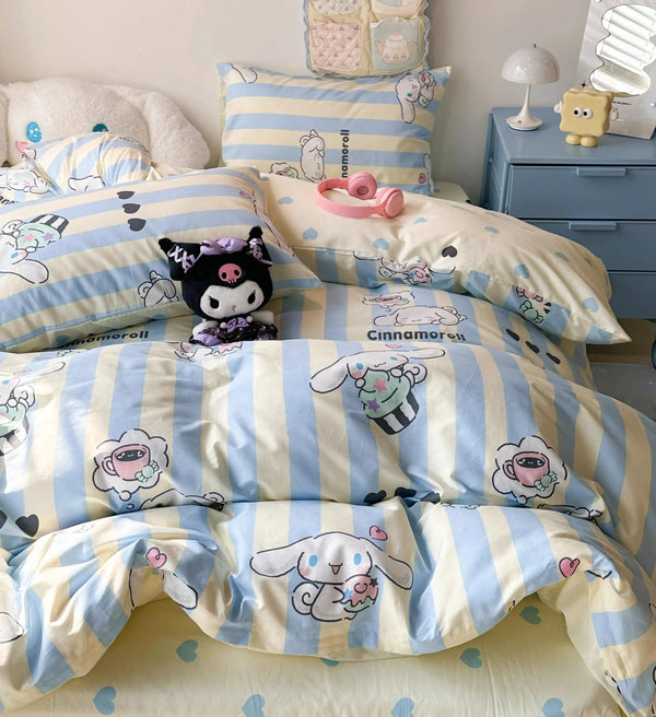 Cute Anime Bedding Set PN6636 - Bear Hugs