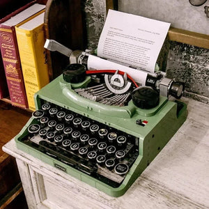 Retro Typewriter Building Block Set