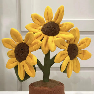 JC Sunshine Potted Flower Plush