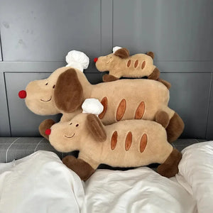 JC Baguette Chef Dog Plush