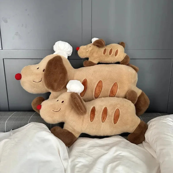JC Baguette Chef Dog Plush