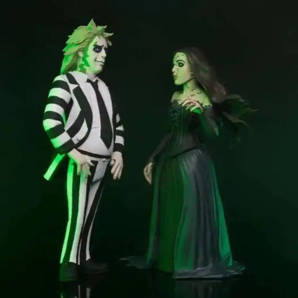 NEKA Beetlejuice & Dolores Figurines (18 cm)