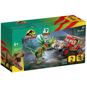 Jurassic Park Dilophosaurus Ambush Blocks (211 Pcs)