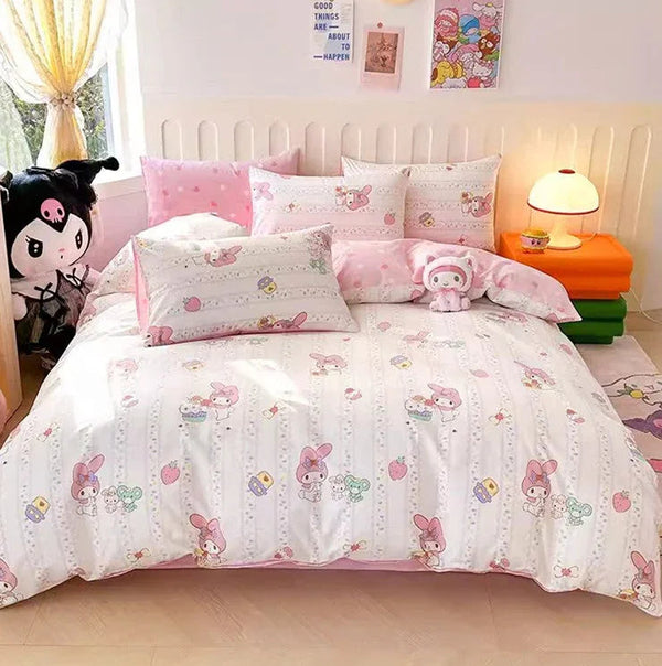 Cute Anime Bedding Set PN6580 - Bear Hugs