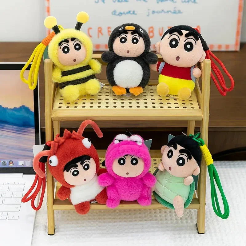 Shinichan Costume Capers Plush Keychain