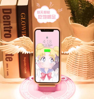 Fashion Cartoon Wings Wireless Charger PN6351 - Bear Hugs