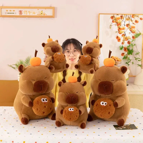 Cookie Hungry Capybara Plush
