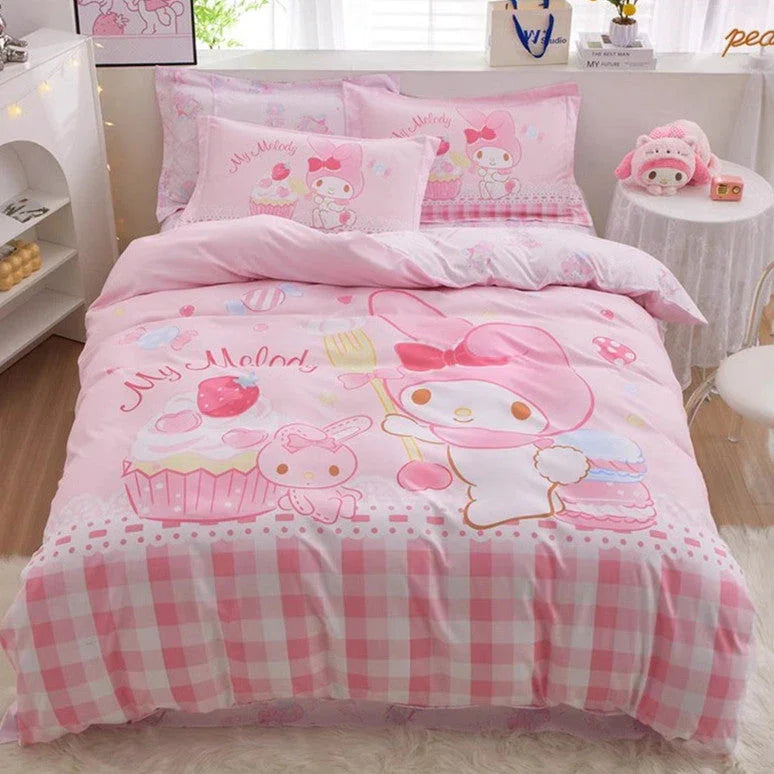 Pink Melody Bedding Set PN6049 - Bear Hugs