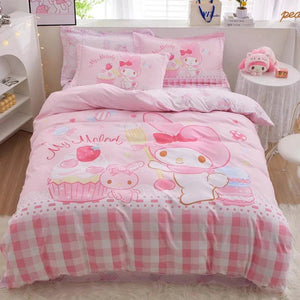 Pink Melody Bedding Set PN6049 - Bear Hugs