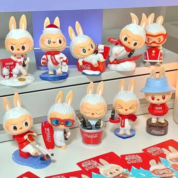 Labubu Coke Vinyl Mini Figurines Blind Boxed Set