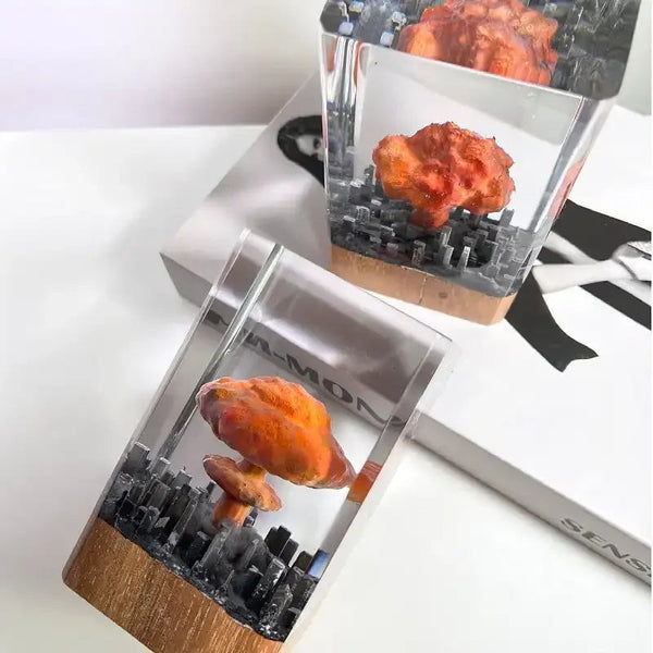 Atomic Glow Mushroom Cloud Lamp