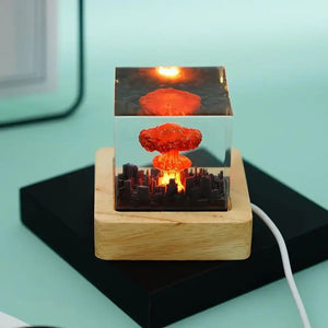 Atomic Glow Mushroom Cloud Lamp