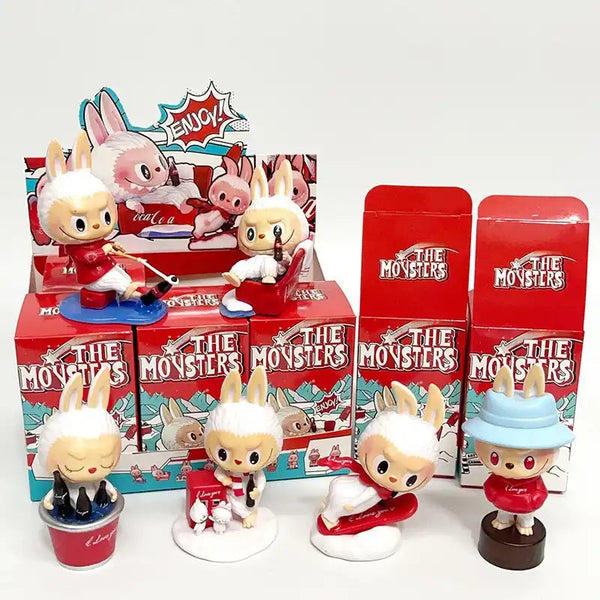 Labubu Coke Vinyl Mini Figurines Blind Boxed Set