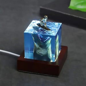 Shark Ambush Resin Night Light