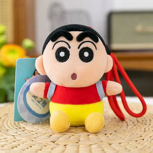 Shinichan Costume Capers Plush Keychain