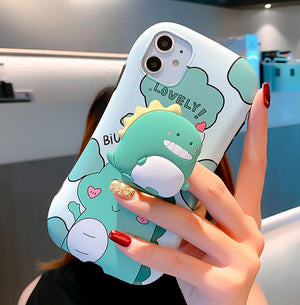 Cartoon Phone Case for iphone 6/6s/6plus/7/7plus/8/8P/X/XS/XR/XS Max/11/11pro/11pro max/12/12pro/12mini/12pro max PN2126 - Bear Hugs