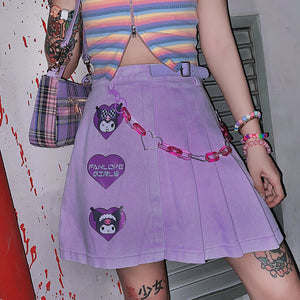 Fashion Embroidered Pleated Skirt PN3035 - Bear Hugs