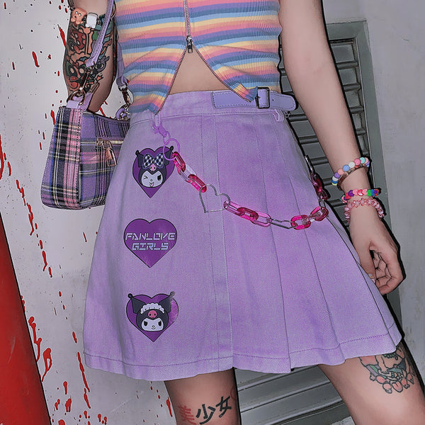 Fashion Embroidered Pleated Skirt PN3035 - Bear Hugs