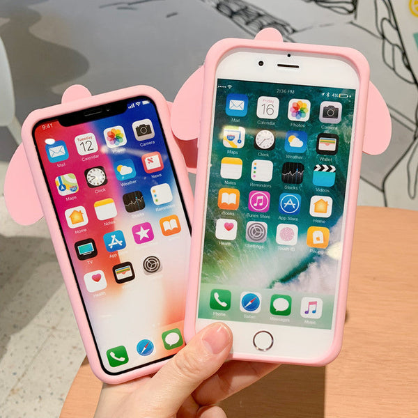 Mymelody And Cinnamoroll Phone Case for iphone 6/6s/6plus/7/7plus/8/8P/X/XS/XR/XS Max PN0688 - Bear Hugs