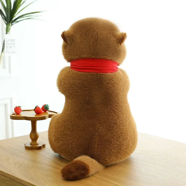 Red Scarf Beaver Plushie