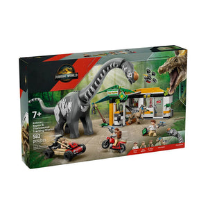 Jurassic World Raptor and Titanosaurus Tracking Blocks (582 Pcs)