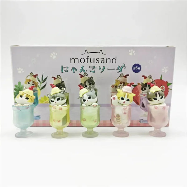 Mofusand Glass Cup Companions Set