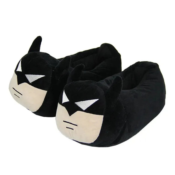 Gotham Glide Bat Knight Plush Slippers