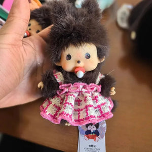 Paci Pals Monchichi Plush Keychain