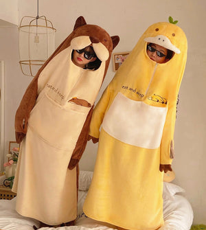 Funny Cartoon One-Piece Pajamas PN6062 - Bear Hugs