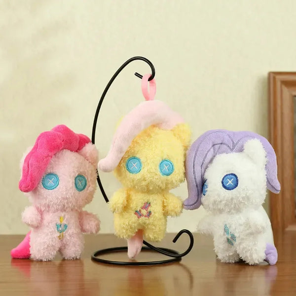 Colourful Lil' Ponies Plush Keychain