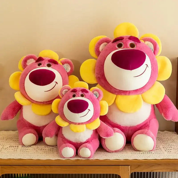 Sunflower Strawberry Bear Plushie
