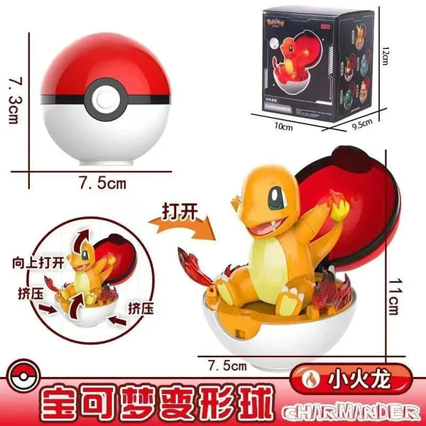 Pokimoen Figurines Pokeball Collection