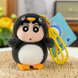 Shinichan Costume Capers Plush Keychain