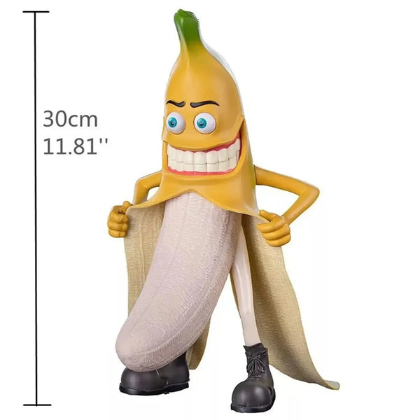 Peel-Back Prankster Banana Figurine (30 cm)