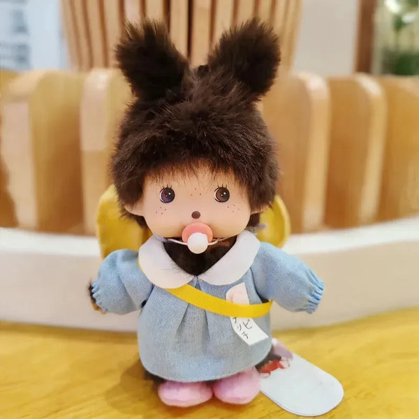 Paci Pals Monchichi Plush Keychain