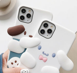 Cartoon Dogs Phone Case for iphone 7/7plus/8/8P/X/XS/XR/XS Max/11/11pro/11pro max PN2534 - Bear Hugs
