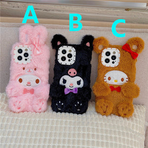 Soft Anime Phone Case for iphone X/XS/XR/XS Max/11/11pro/11pro max/12/12mini/12pro/12pro max/13/13pro/13pro max/14/14plus/14pro/14pro max PN4459 - Bear Hugs