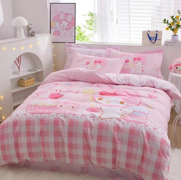 Pink Melody Bedding Set PN6049 - Bear Hugs