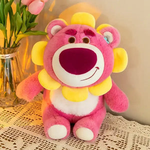 Sunflower Strawberry Bear Plushie