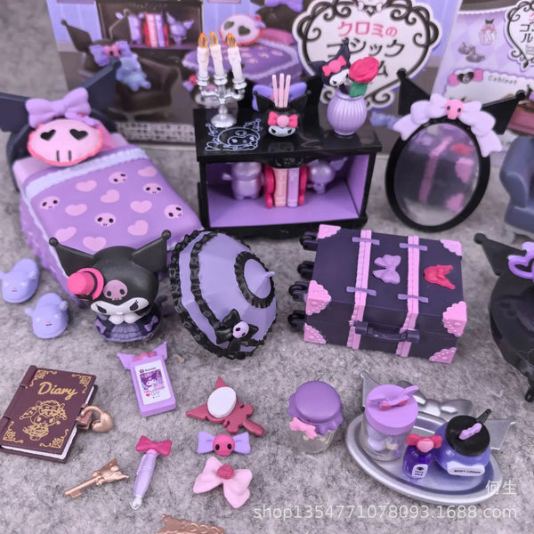Kuromi's Room Micromodel Playing Set