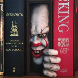 Bibliophile Beast Bookshelf Horror Mark