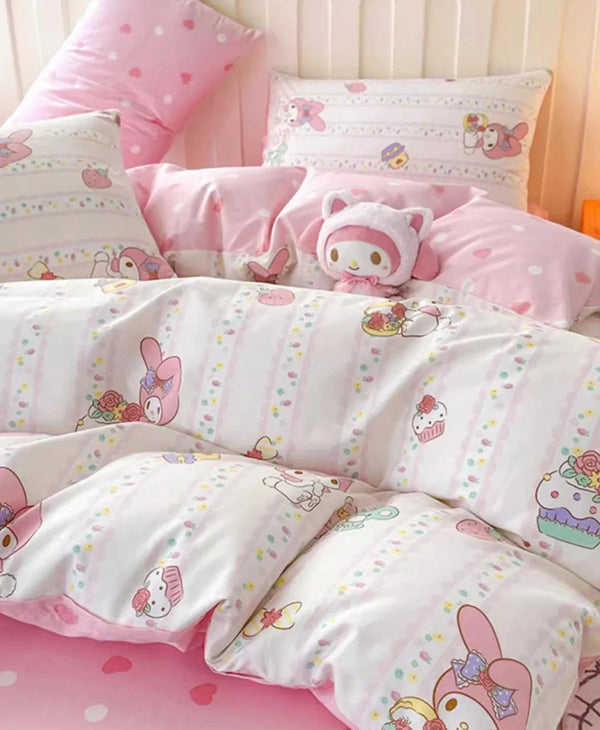 Cute Anime Bedding Set PN6580 - Bear Hugs