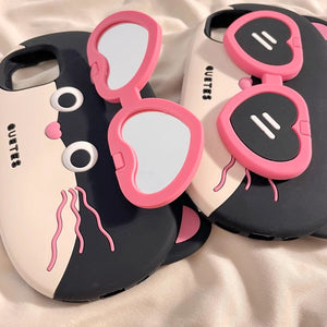 Cute Cat Phone Case for iphone 11/12/12pro/12pro max/13/13pro/13pro max/14/14pro/14pro max/15/15pro/15ultra/15plus/15pro max PN6688 - Bear Hugs