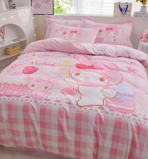 Pink Melody Bedding Set PN6049 - Bear Hugs