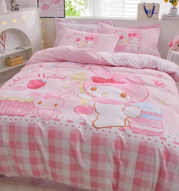 Pink Melody Bedding Set PN6049 - Bear Hugs