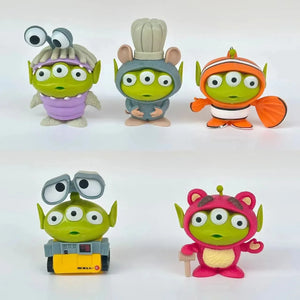 Green Alien Cosplay Crew Figurine Set