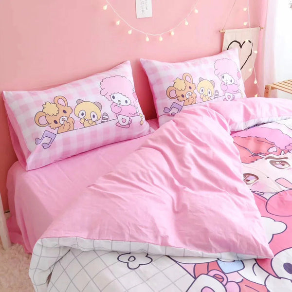 Cute Girl And Melody Bedding Set PN1884 - Bear Hugs