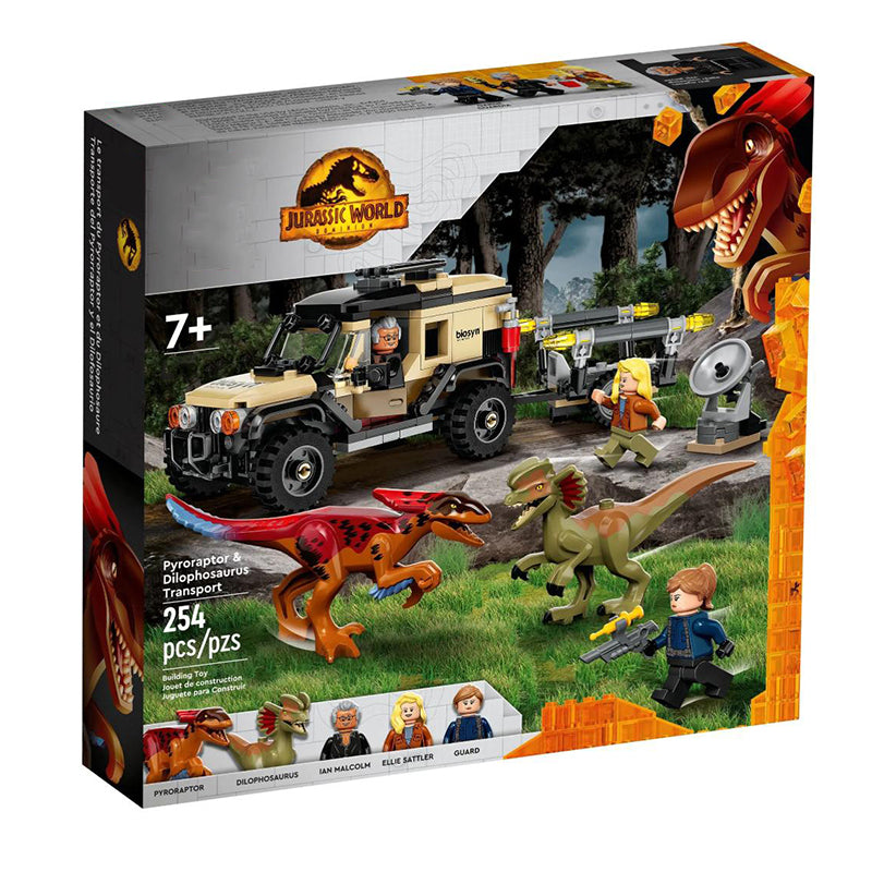 Pyroraptor & Dilophosaurus Transport Blocks (254 Pcs)